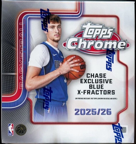 2025-26 Topps Chrome NBA Basketball Mega Box - Factory Sealed