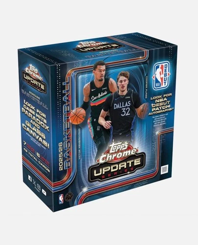 2025-26 TOPPS CHROME UPDATE Basketball MEGA BOX